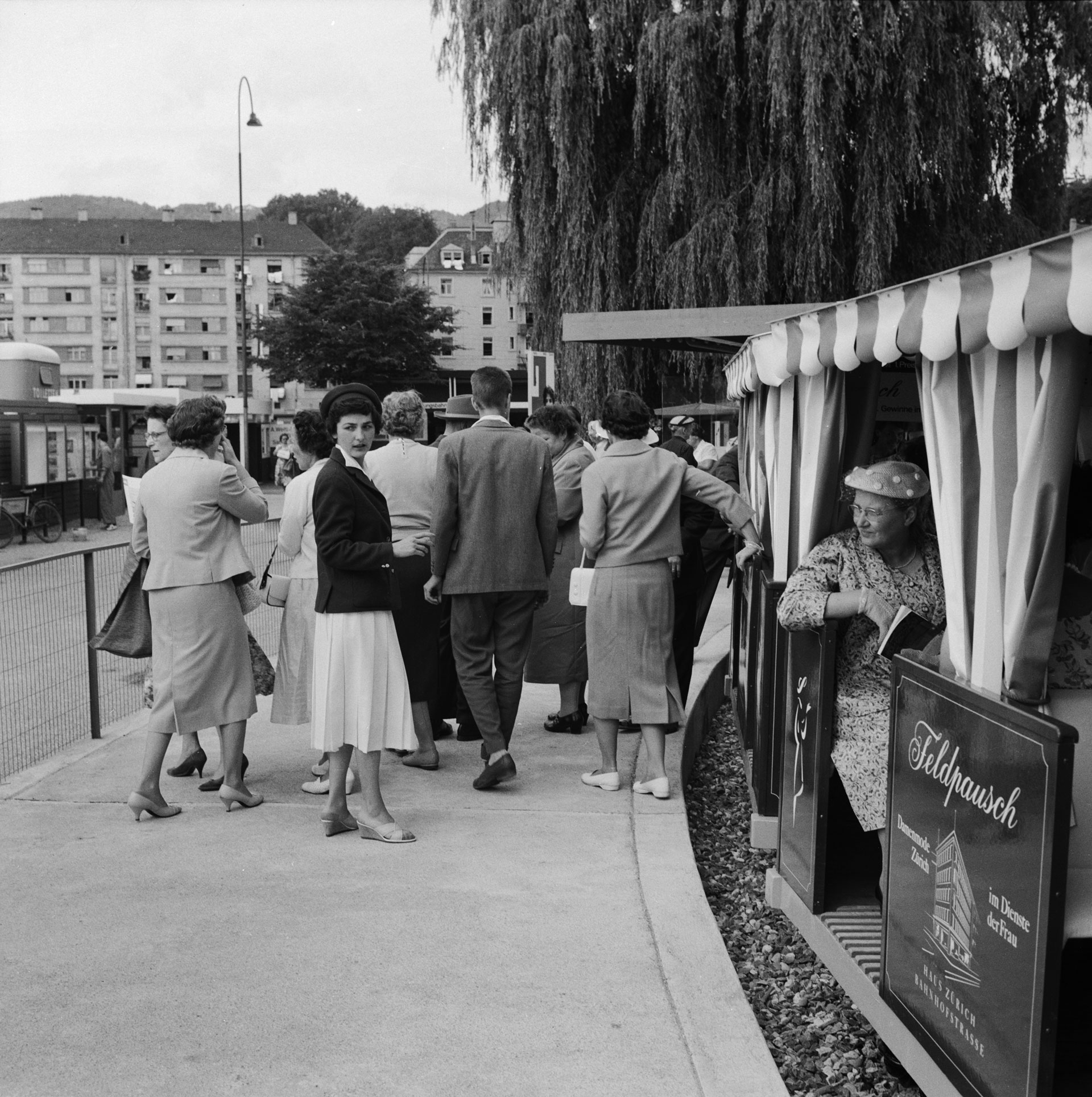 Saffa 1958. Die Schweizerische Ausstellung für Frauenarbeit in Zürich. Fotografien: Rolf Spengler. Quelle: Bildarchiv, ETH-Bibliothek