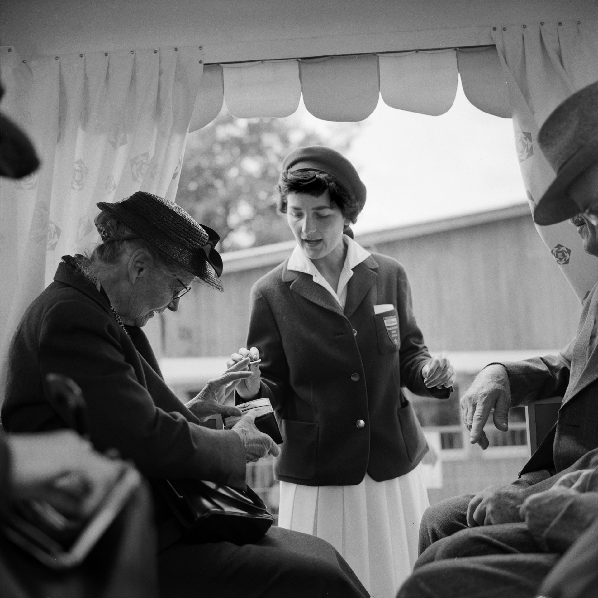 Saffa 1958. Die Schweizerische Ausstellung für Frauenarbeit in Zürich. Fotografien: Rolf Spengler. Quelle: Bildarchiv, ETH-Bibliothek